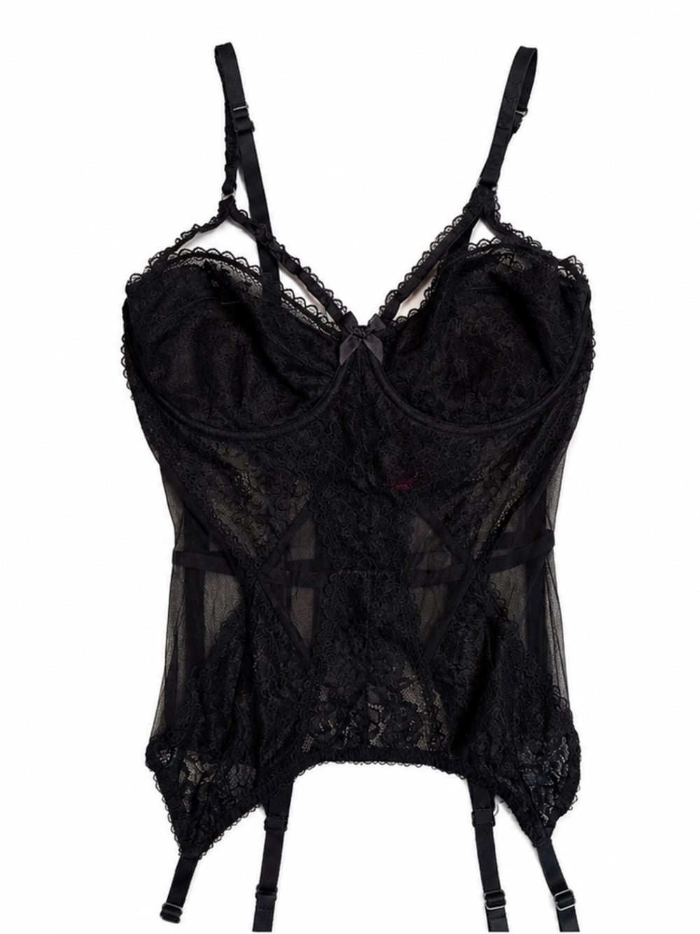 L’agent by Agent Provocateur black corset lingerie top